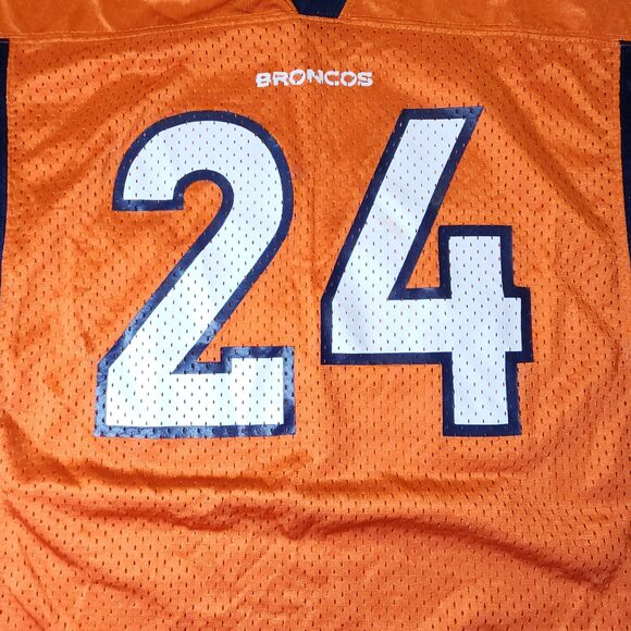 Reebok NFL Players Denver Broncos Champ Bailey #24 Football Jersey - Picture 6 of 6